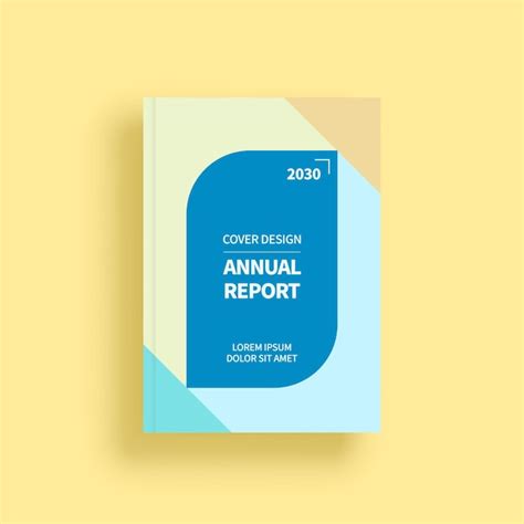 Premium Vector A Cover Design For Annual Report Cover Design
