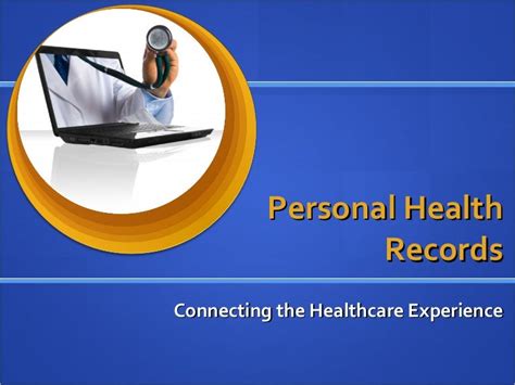 Personal Health Records An Overview