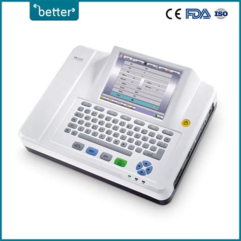 Twelve Channel Ecg Electrocardiograph Cm A For Hospital Clinic