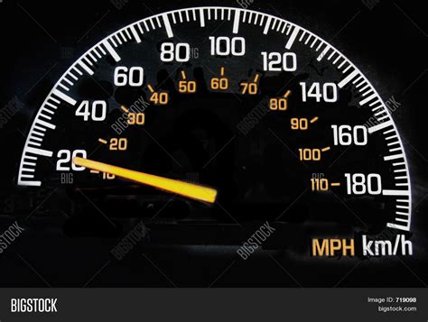 speedometer  kph image photo  trial bigstock