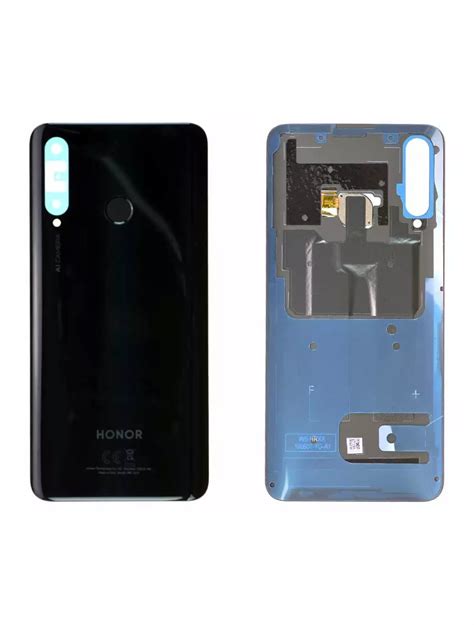 Vitre arrière Huawei Honor 20 Lite Noir Origine Pieces2mobile