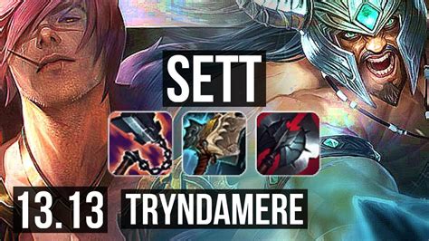 Sett Vs Trynda Top 6 Solo Kills 1 3m Mastery Rank 9 Sett 300