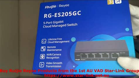 Ruijie Reyee RG ES205GC 5 Port Cloud Managed Non PoE Switch Unboxing