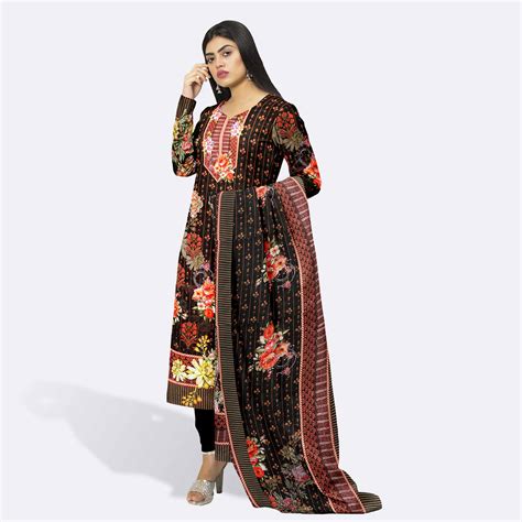 Latest Design Print পরনট Salwar kameez Low Price Three Piece In