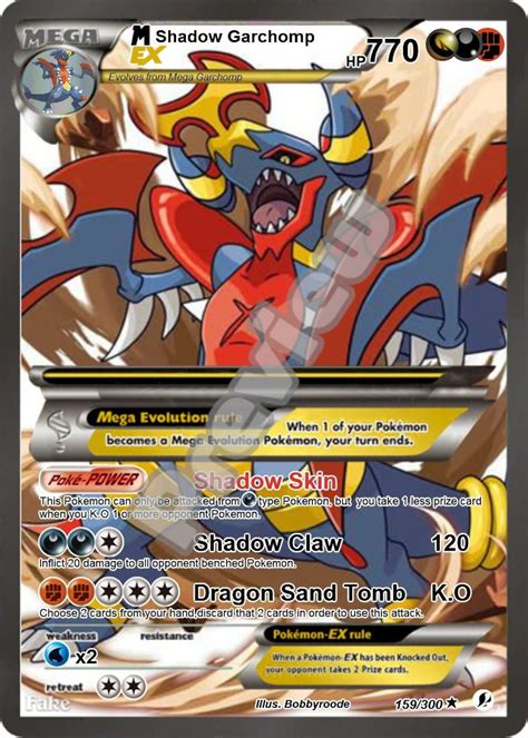 M Shadow Garchomp Ex Gx Pokemon Card - Etsy