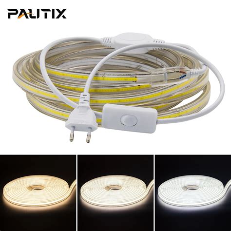 Pautix Ac V V Cob Led Strip Ip Outdoor Waterproof High Density