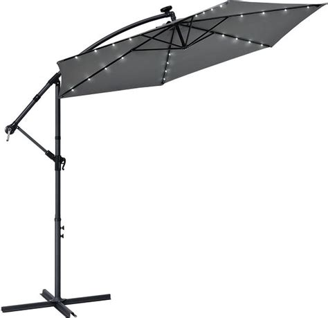 Tuin Parasol Zweef Parasol Stok Parasol Met Verlichting