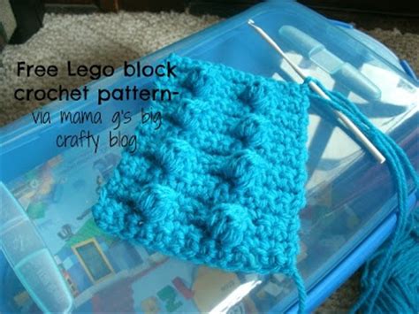 Mama G S Big Crafty Blog Free Crochet Lego Block Crochet Lego