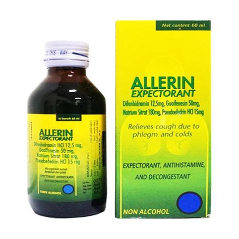 Jual ALLERIN EXPECTORANT SIRUP 60 ML Shopee Indonesia