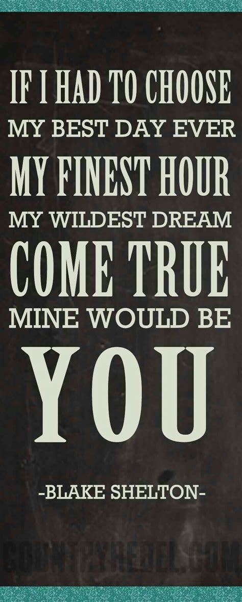 Love Lyric Quotes From Country Songs