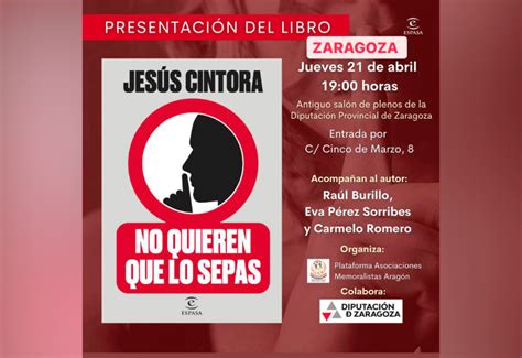 El periodista Jesús Cintora presenta en la Diputación de Zaragoza su