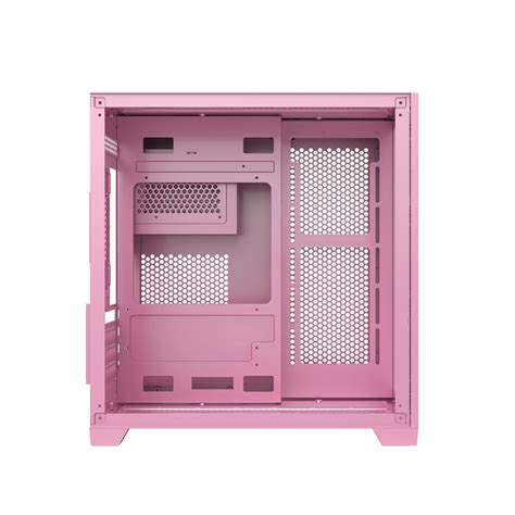 Vỏ Case VITRA CRYSTAL S1 LITE Pink MATX Màu trắng Rad 240