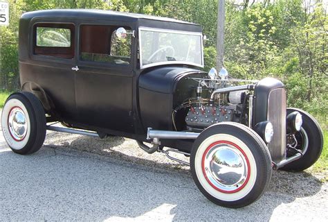 1929 Model A Ford Tudor V8 Hot Rod The Hamb