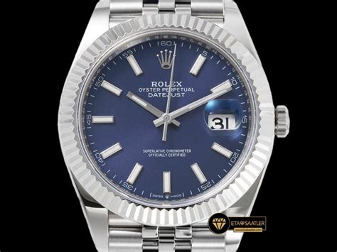 Rolex Datejust 3235 Mavi Kadran Clean Factory 41mm Jubile 3235 Super