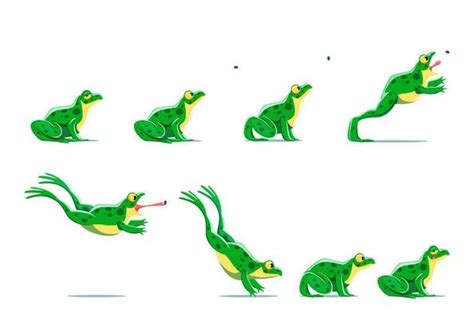 Jumping Frog Vector Art Icons And Graphics For Free Download