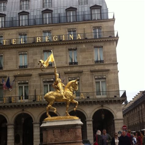 Joan Of Arc Statue At Place Des Pyramides Paris Joan Of Arc Statue