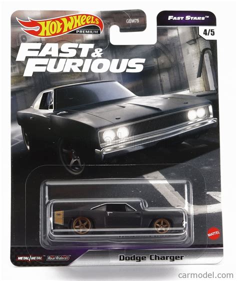 MATTEL HOT WHEELS GRL GBW Escala DODGE CHARGER FAST FURIOUS BLACK COPPER