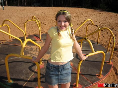 Cock Tease GND Shelby Shows Off Her Tight Tight Ass At The Playground Porn Pictures XXX Photos