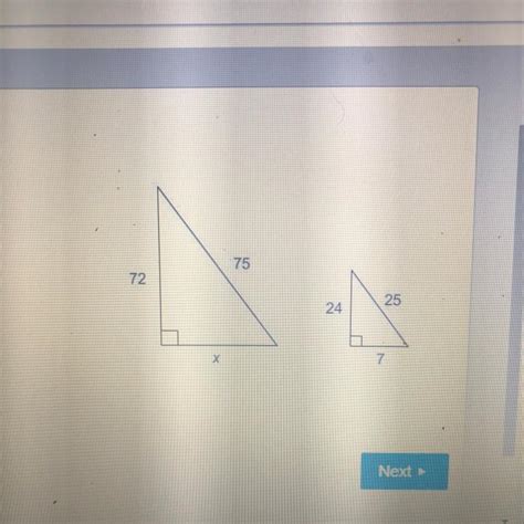 The Triangles Are Similar What Is The Value Of X Enter Your Answer In