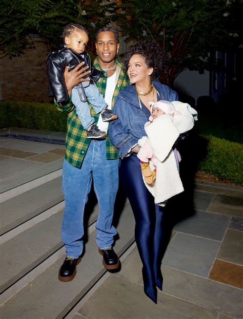 See All of Rihanna and A$AP Rocky's Family Photos with Kids Riot and RZA