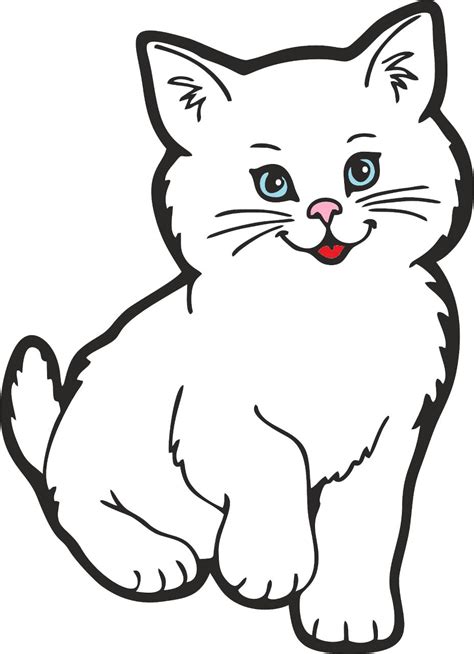 Трафарет Кошка №3 - Производим развивающие наборы и трафареты для ...
