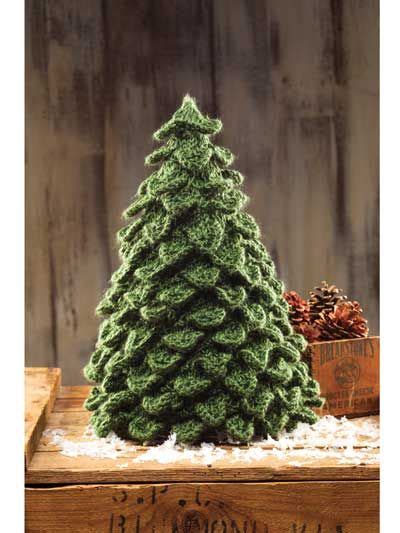 Crocodile Knit Christmas Tree From Annies Signature Collection Order