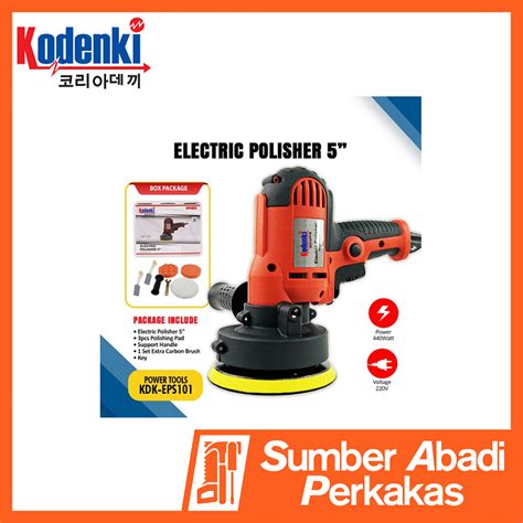 Kodenki Eps Mesin Polisher Inch Alat Poles Kaca Motor Mobil Car