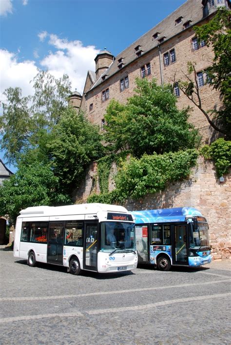 Marburg Mit Zwei Neuen Rampini Eltron Hinauf Zum Schloss Urban