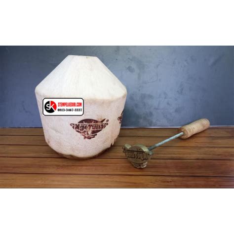 Jual Stempel Kelapa Manual Hot Stamp Manual Kelapa Shopee Indonesia