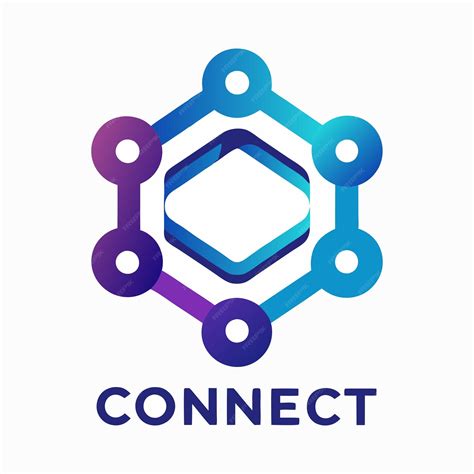 premium vector abstract gradient connect logo pack  tech company