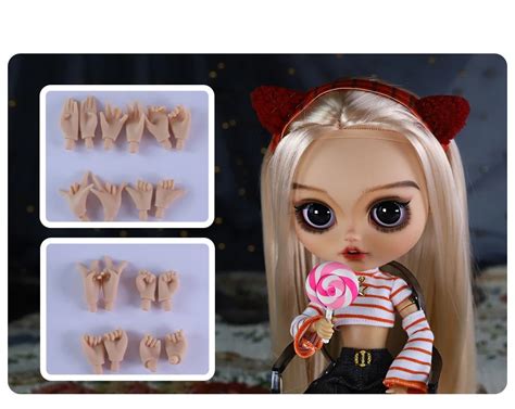 Jasmine Premium Custom Neo Blythe Doll With Blonde Hair Tan Skin Matte Captivating Face