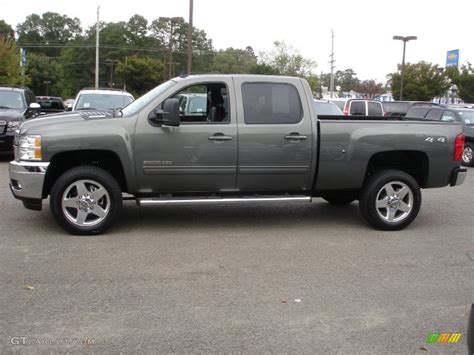 2011 Taupe Grey Metallic Chevrolet Silverado 2500hd Ltz Crew Cab 4x4 54683645 Photo 9