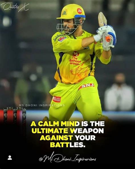 Captain Cool😎 Ms Dhoni Inspirations Follow🔜sanjanar07 Dhoni Quotes