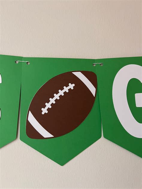 Its Game Time Football Banner Football Party Decor Football Decoration