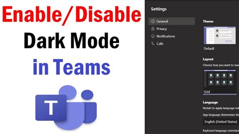 How To Enable Dark Mode On Microsoft Teams How To Enable And Disable