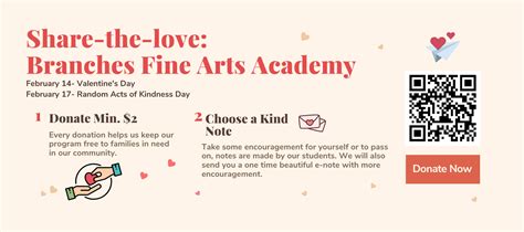 Share The Love Campaign — Branches Fine Arts Academy