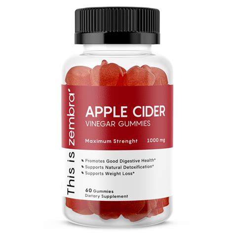 Apple Cider Vinegar Gummies This Is Zembra