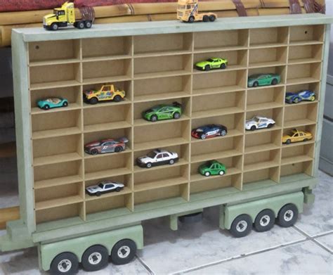 Estante Carreta Hot Wheels Em Mdf Cru Para Carrinhos Mercado Livre