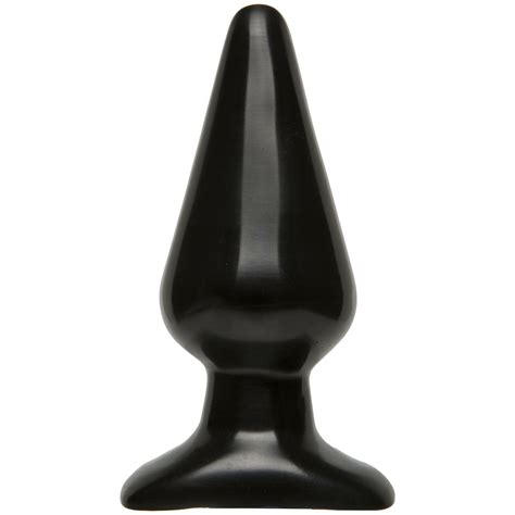 Doc Johnson Classic Butt Plug Smooth Black Large Size Toy Ebay