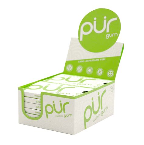 Pur Gum Sugar Free Chewing Gum 100 Xylitol Vegan Aspartame Free Gluten Free And Keto