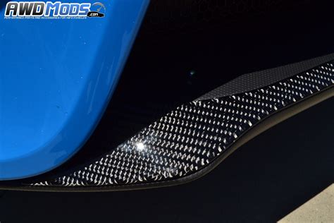 Ford Focus Rs Peel Stick Front Splitter Accent By Tufskinz