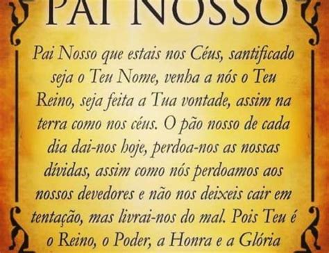 Oração do Pai Nosso Oração pai nosso Oração Pai nosso que estais no céu