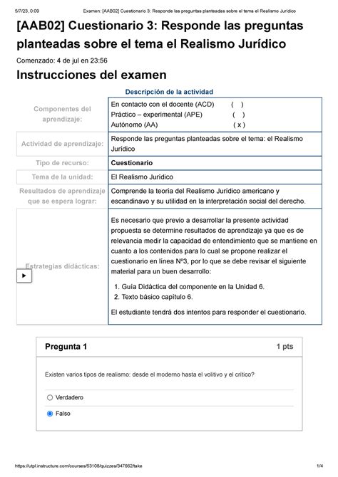 Examen AAB02 Cuestionario 3 Responde Las Preguntas Planteadas Sobre