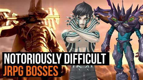 Most Notoriously Difficult Jrpg Bosses Youtube