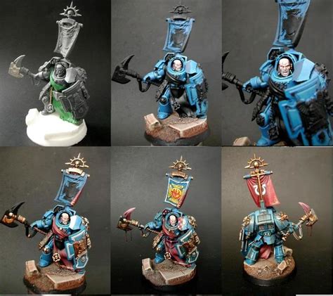 Warhammer 40k Ultramarines Space Marines Step By Step Painting Example