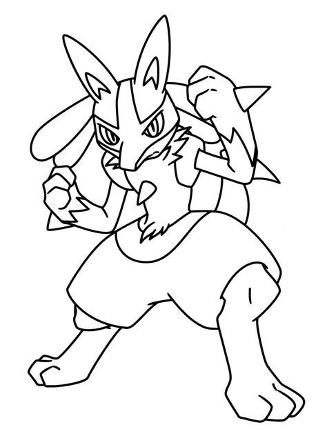 Coloriage Lucario 40 Coloriages gratuits à imprimer