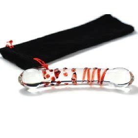 Golden Colour Textured Glass Dildo YT Alternative Fetish Co Uk