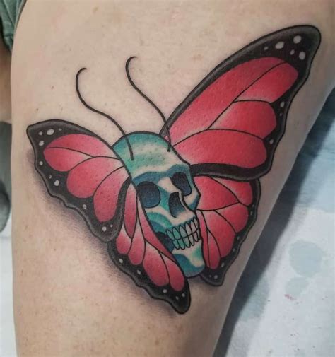 30 Skull Butterfly Tattoo Ideas