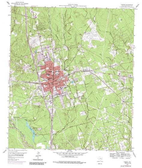 Conroe Topographic Map 1 24 000 Scale Texas