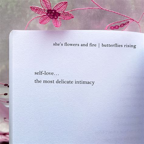 Butterflies Rising Quote Self Love The Most Delicate Intimacy